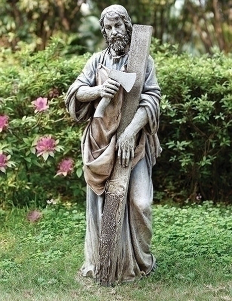 Saint Joseph the Carpenter Statue Large Three Feet Tall Sculpture